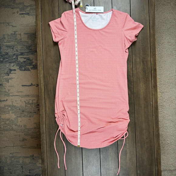 Southern Tide Shirley Performance Dress. Draw string detail crew neck size S NWT - Picture 2 of 11